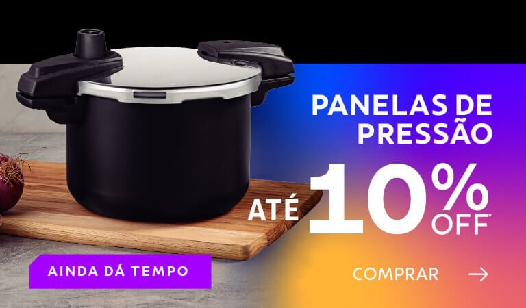 Panelas de pressão até 40% OFF
