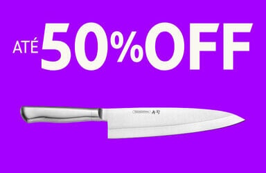 Facas at&eacute; 50% OFF