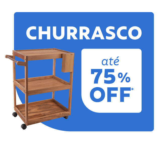 Churrasco até 75% OFF*