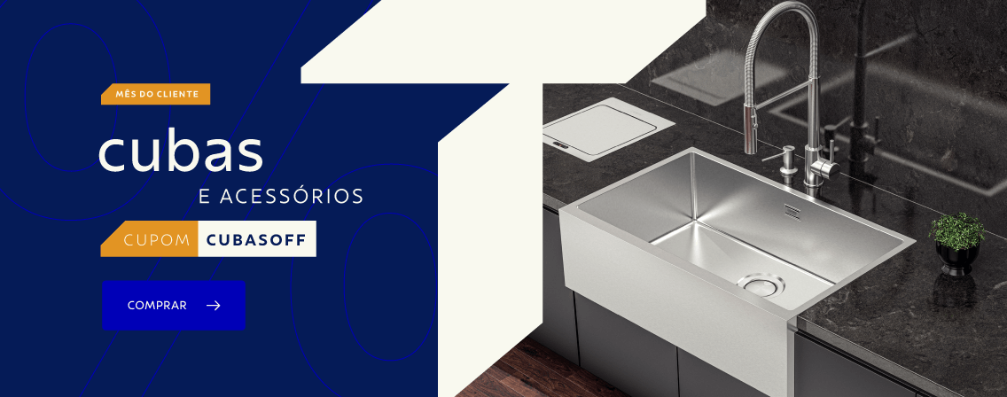Cubas e acessórios com cupom: CUBASOFF