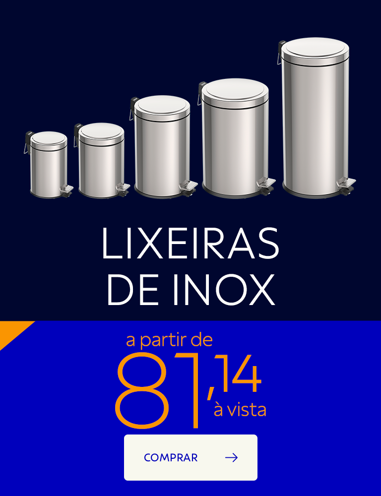 Lixeiras a partir de R$ 81,14 &agrave; vista