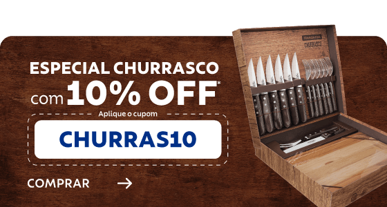 Especial Churrasco com 10% OFF com cupom: CHURRAS10