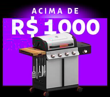 Produtos acima de R$ 1000
