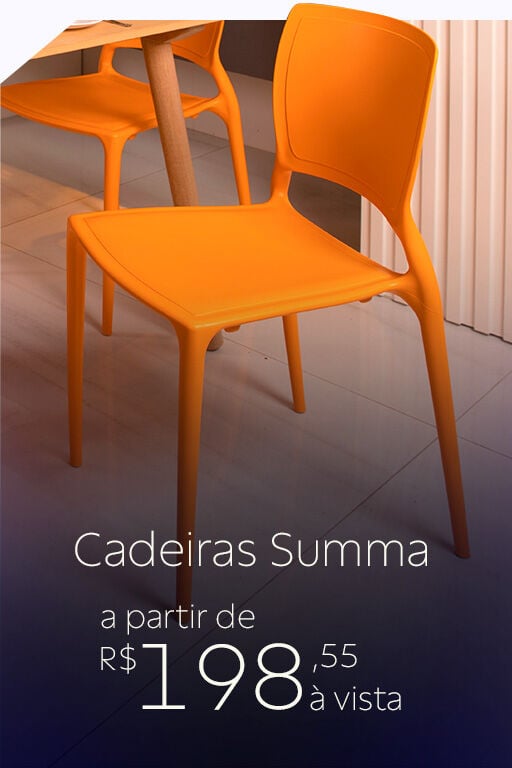 Cadeiras Summa a partir de R$ 198,55