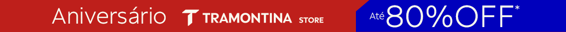 Anivers&aacute;rio Tramontina Store at&eacute; 80% OFF*! Aproveite agora - 8 anos, 8 cupons