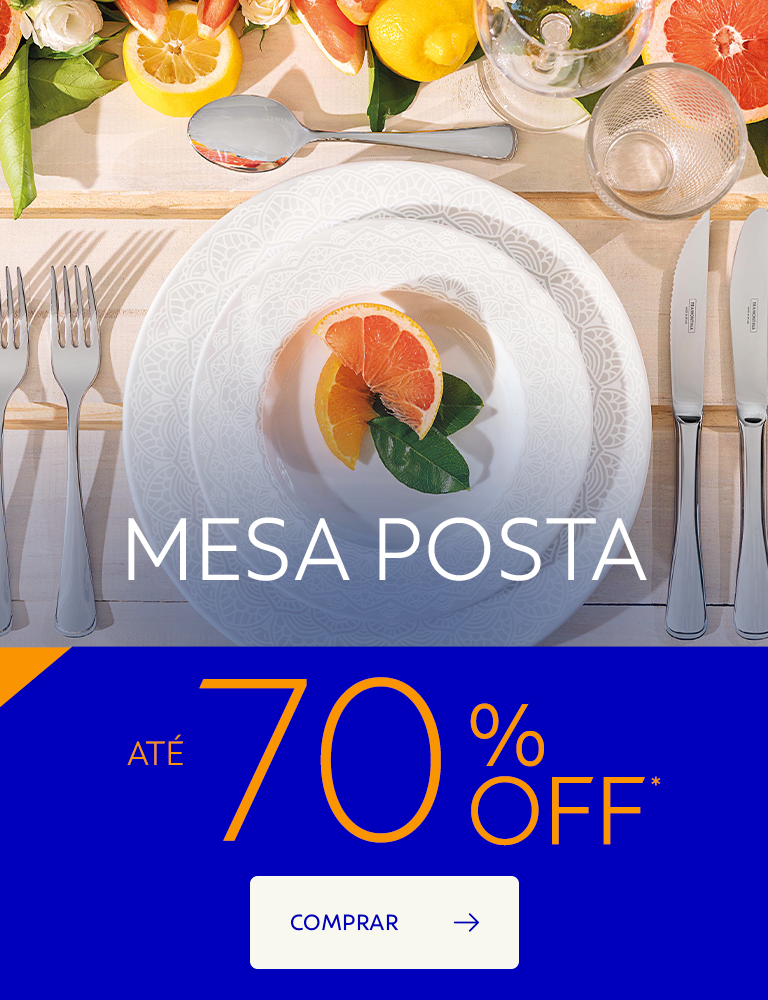 Mesa posta at&eacute; 70% OFF*