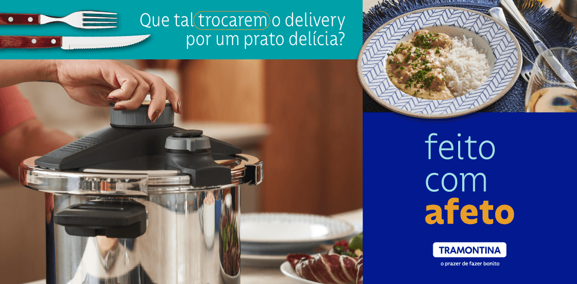 Que tal trocar um delivery por um prato delícia?