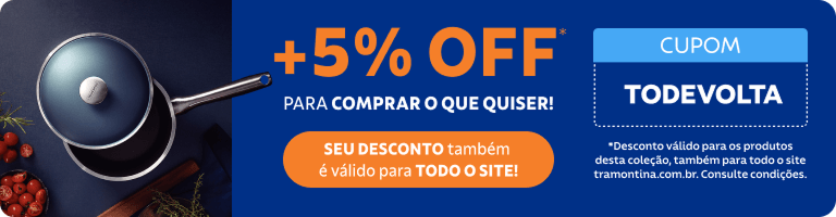 +5% OFF com cupom: TODEVOLTA