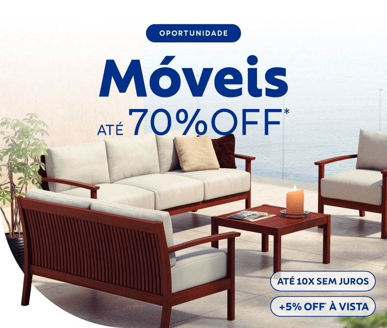 Promoção de Móveis com até 70% OFF*