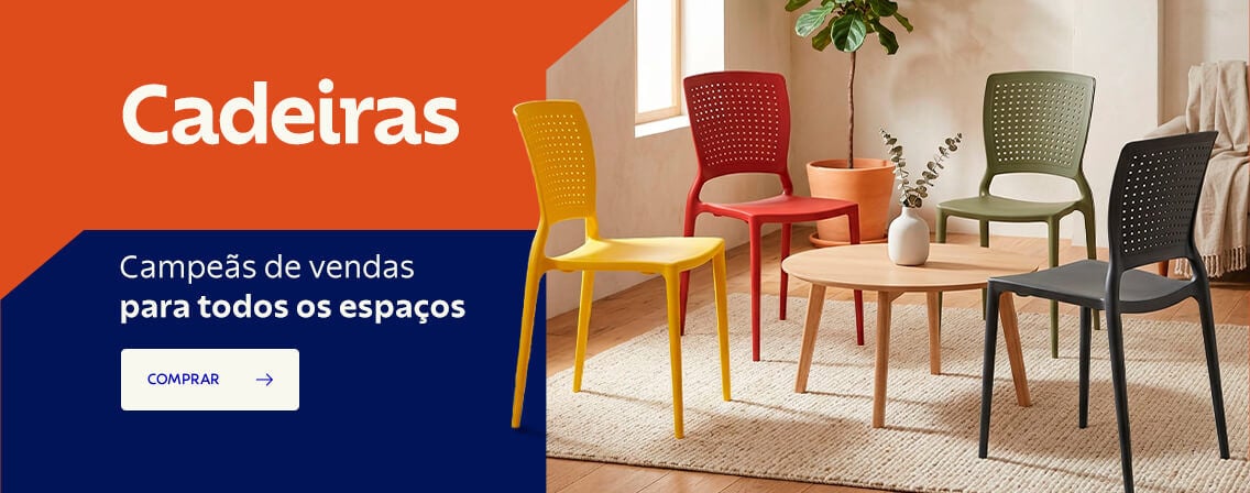 Cadeiras | Campe&atilde;s de vendas para todos os espa&ccedil;os!