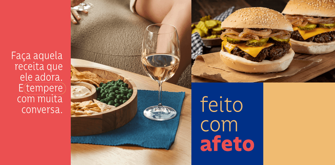 Fa&ccedil;a aquela receita que ele adora. E tempere com muita conversa,