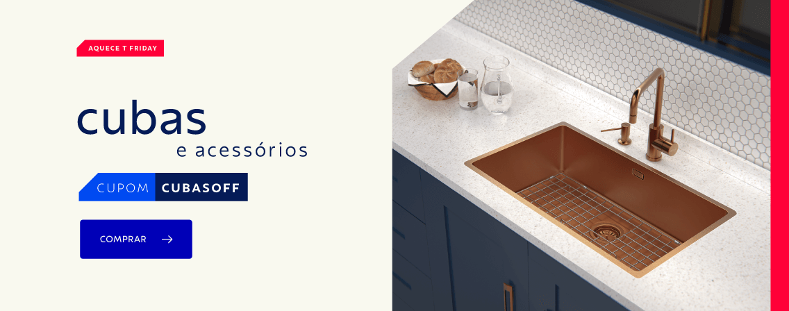 Cubas e acessórios com desconto. Com cupom: CUBASOFF