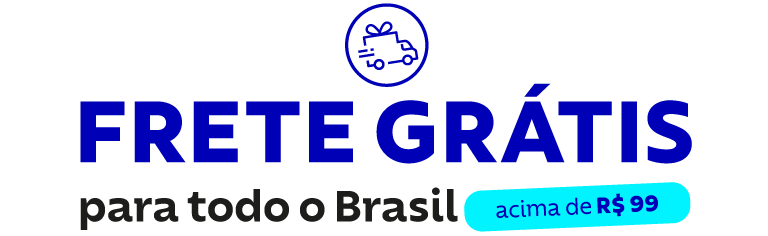 Frete grátis para todo o Brasil acima de R$ 99