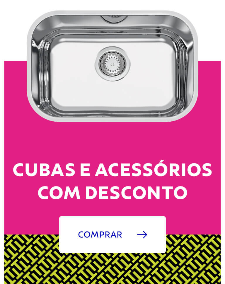 Cubas e acess&oacute;rios com desconto