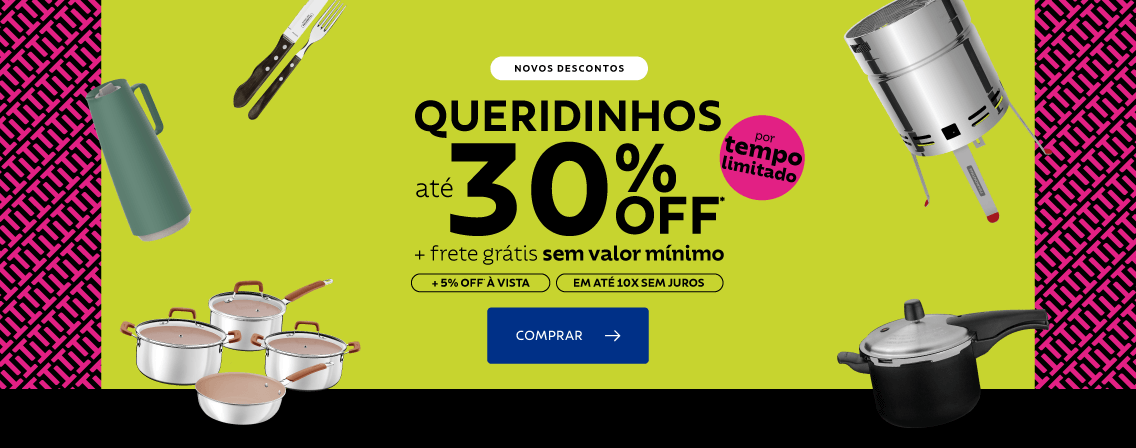 Descontos + FRETE GRÁTIS sem valor mínimo por tempo limitado!