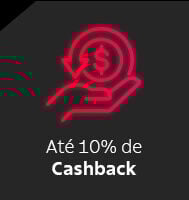 Até 10% OFF de Cashback
