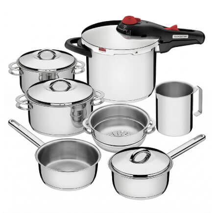 Kit Tramontina Solar 7 Pe&ccedil;as com Panela de Press&atilde;o - SKU 99900014