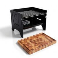 Kit Churrasco Port&aacute;til Tramontina Churrasqueira TCP 380 e T&aacute;bua Cubus Mista 45x34cm - SKU 99900024 - 1 image number 0