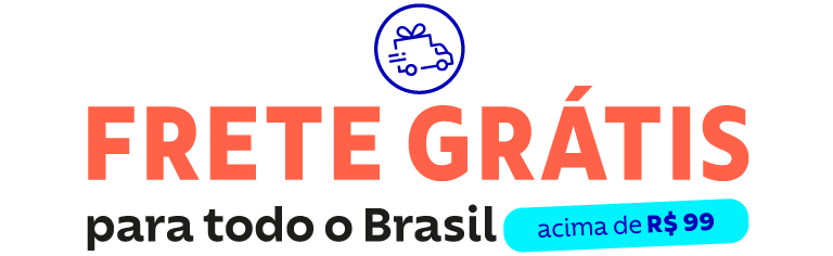 Frete grátis para todo o Brasil acima de R$ 99