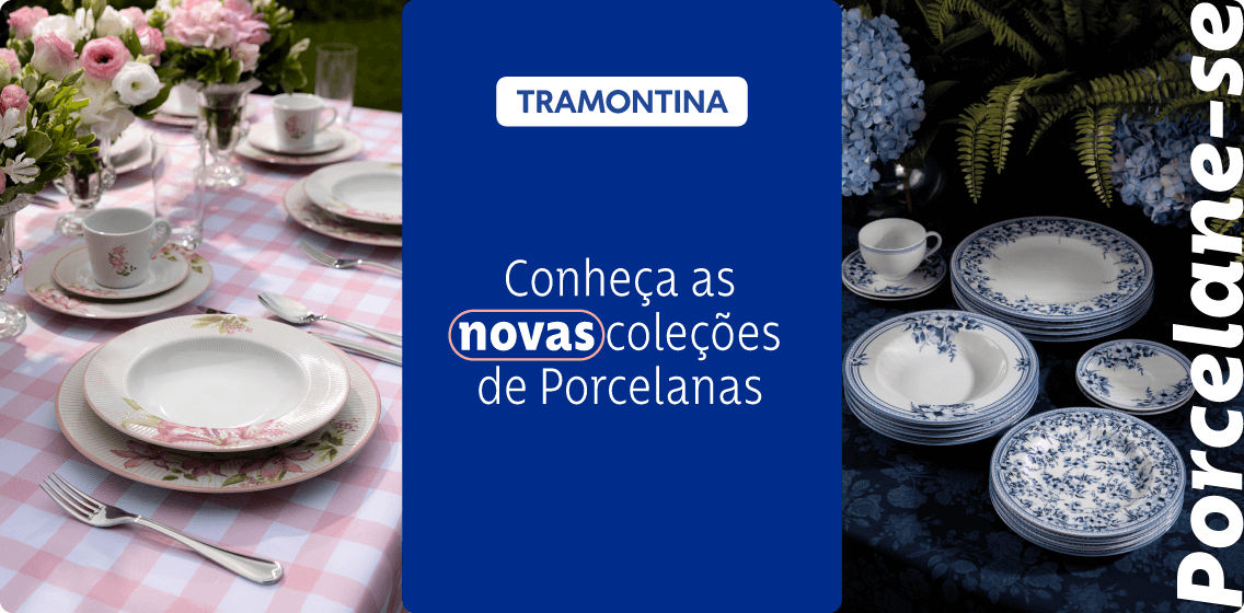 Conheça as nova coleção de Porcelanas