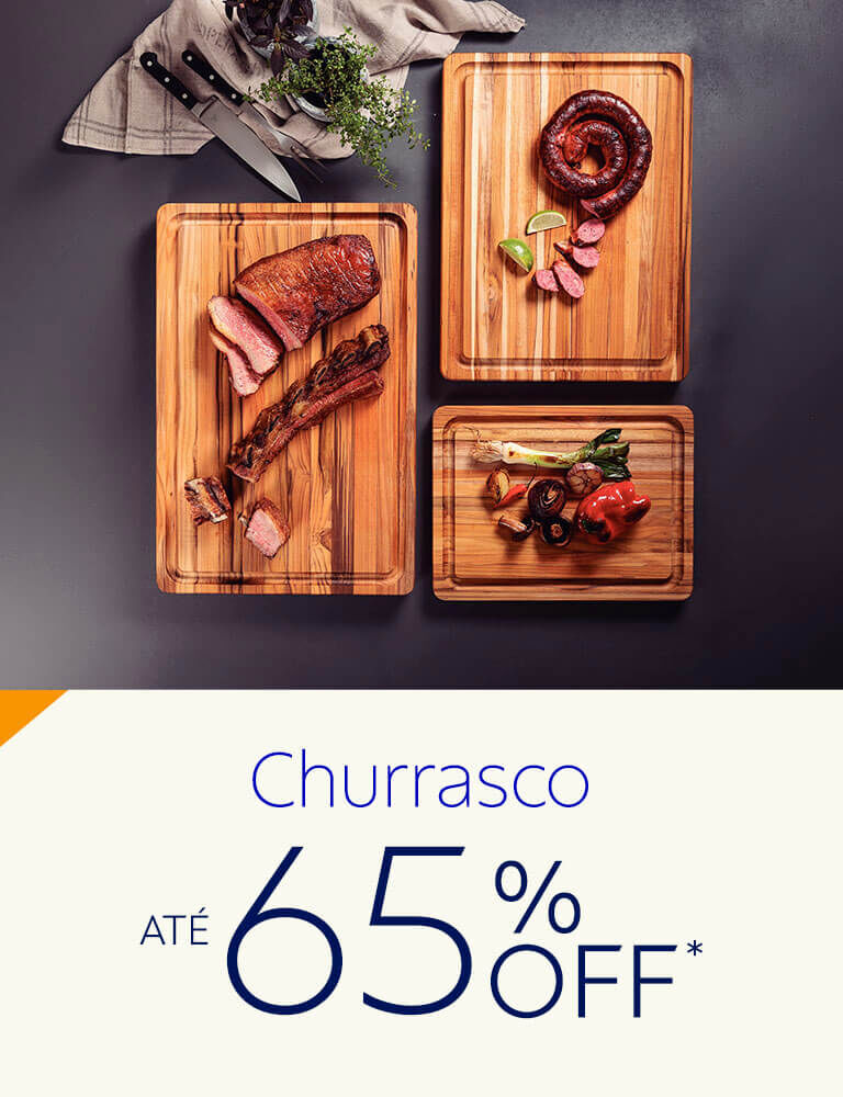 Churrasco at&eacute; 65% OFF*