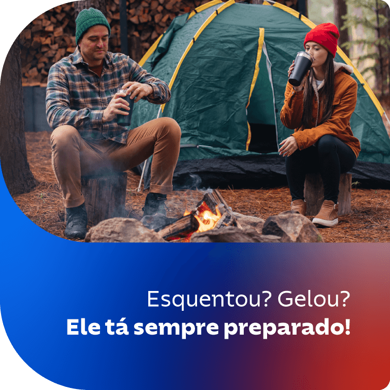 Esquentou? Gelou? Ele tá sempre preparado!