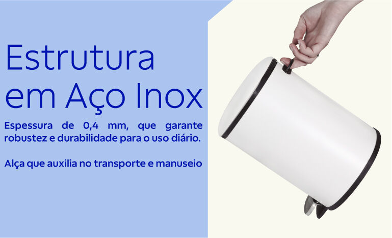 Estrutura em a&ccedil;o inox