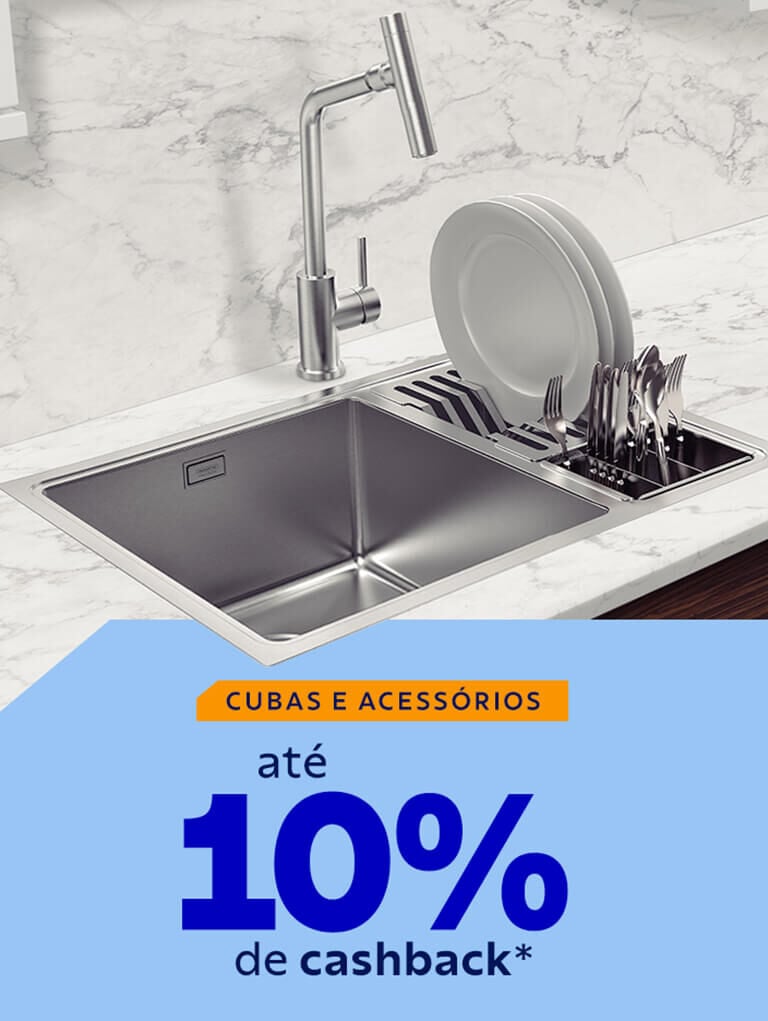 Cubas e acess&oacute;rios at&eacute; 10% OFF*