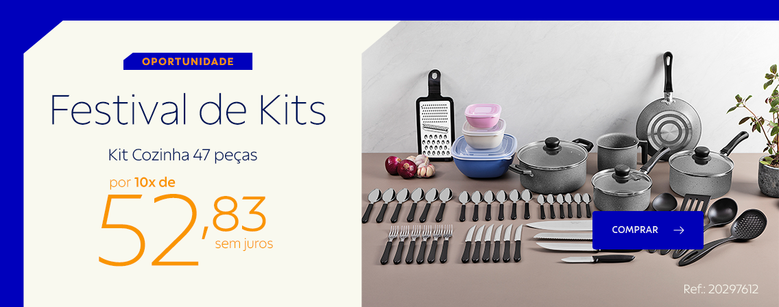 Oportunidade | Festival de Kits por 10x de R$ 52,83 sem juros - Refer&ecirc;ncia: 20297612