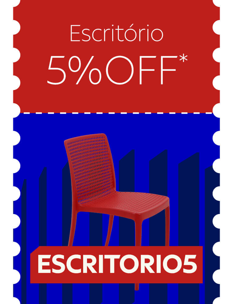 Escrit&oacute;rio 5% OFF com cupom ESCRITORIO5
