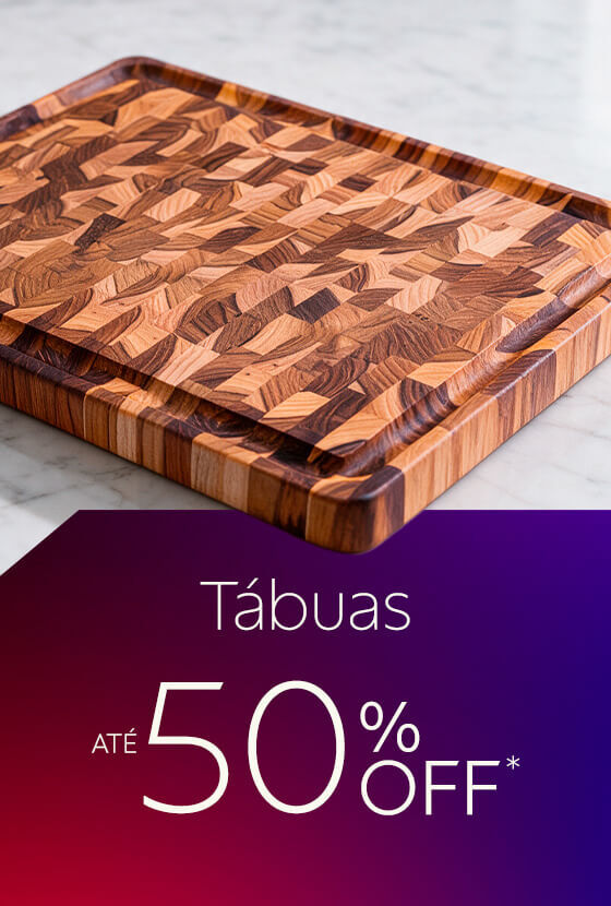 T&aacute;buas at&eacute; 50% OFF*