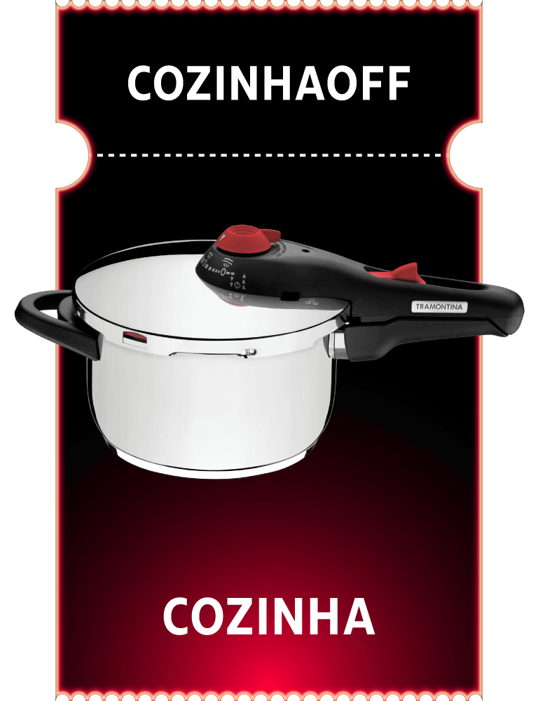 5% OFF com cupom COZINHAOFF