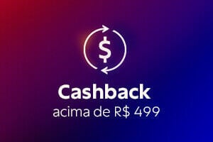 Cashback acima de R$ 499