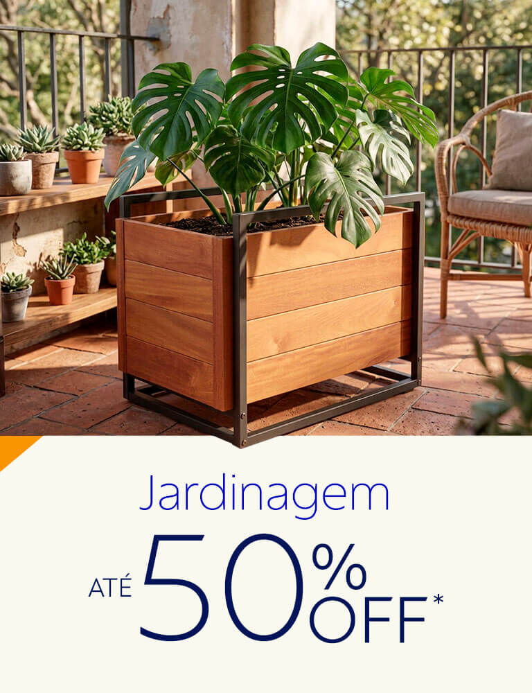Jardim at&eacute; 50% OFF*