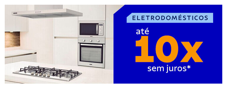 Eletrodom&eacute;sticos at&eacute; 10x sem juros*