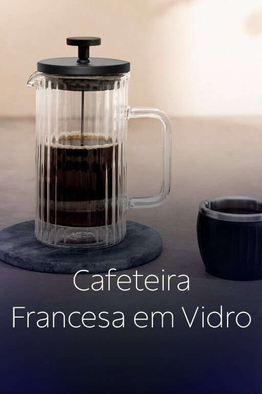 Cafeteira Francesa em Vidro