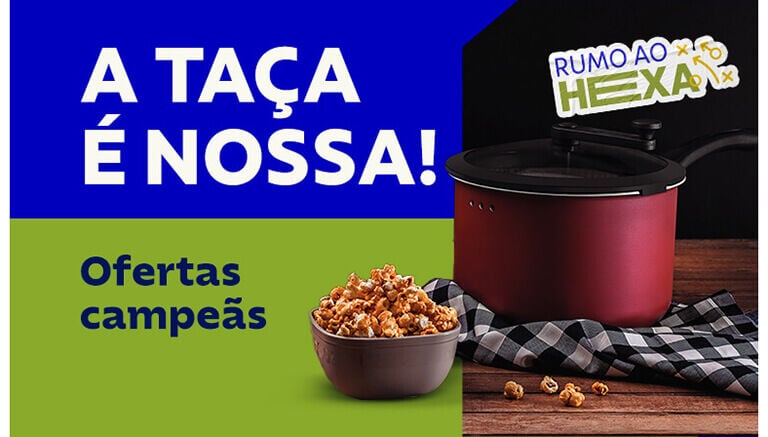 A ta&ccedil;a &eacute; nossa: ofertas campe&atilde;s