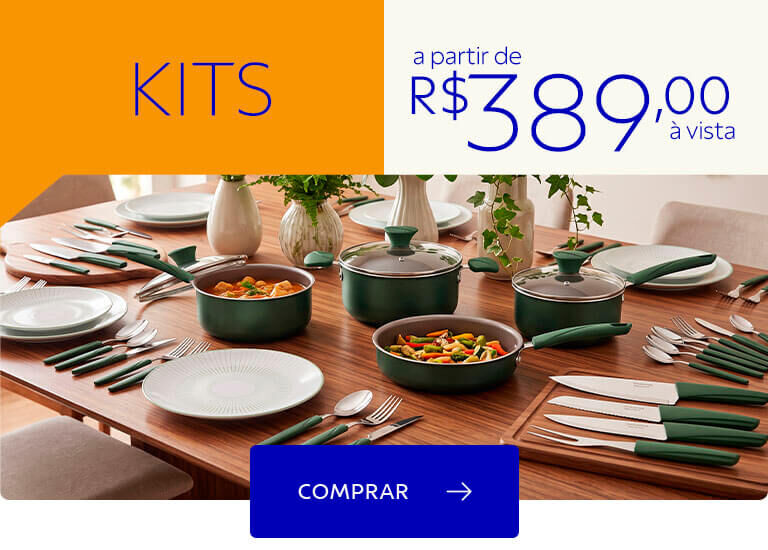 Kits a partir de R$ 389,00 &agrave; vista