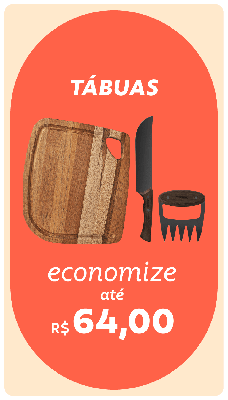 Tábuas: economize até R$ 64,00