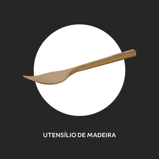Utensílio de madeira