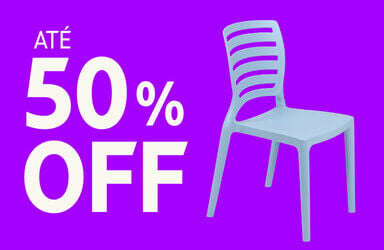 Cadeiras at&eacute; 50% OFF