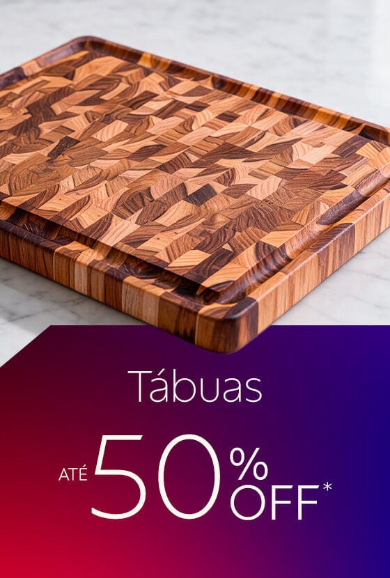 T&aacute;buas at&eacute; 50% OFF*