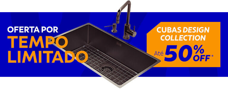 OFERTA POR TEMPO LIMITADO: Cubas Design Collection at&eacute; 50% OFF*