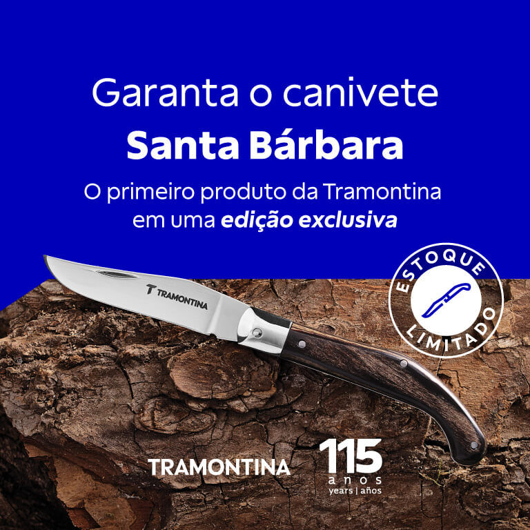 Garanta o canivete Santa B&aacute;rbara: o primeiro produto da Tramontina em um edi&ccedil;&atilde;o exclusiva