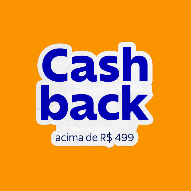 Cashback acima de R$ 499
