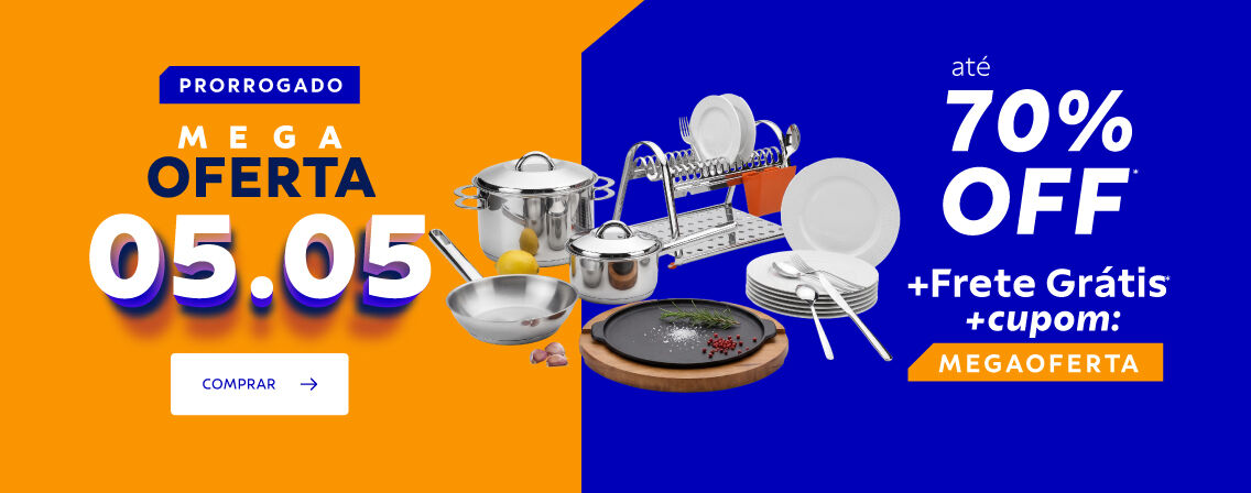 Prorrogado - Mega Oferta 05.05 at&eacute; 70% OFF*