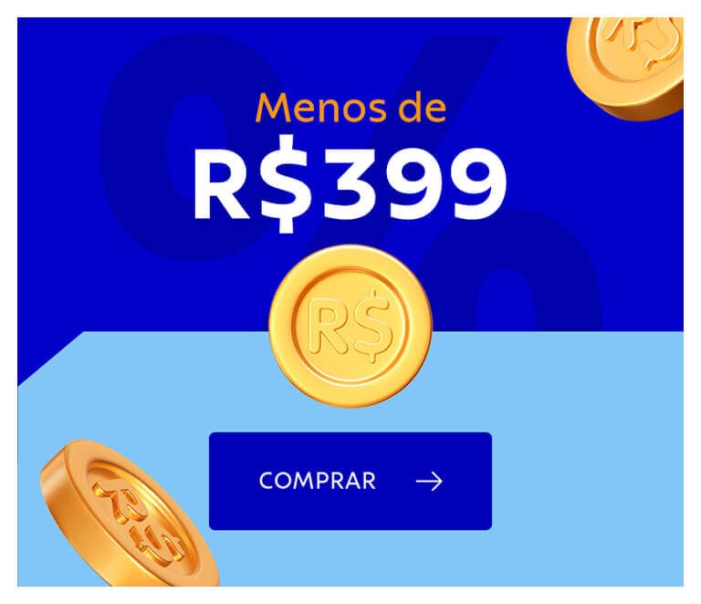 Menos de R$ 399