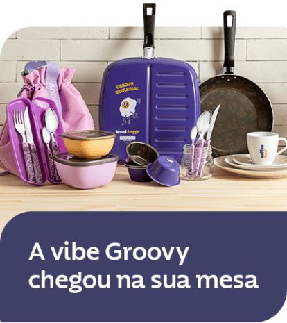 A vibe Groovy chegou na sua mesa