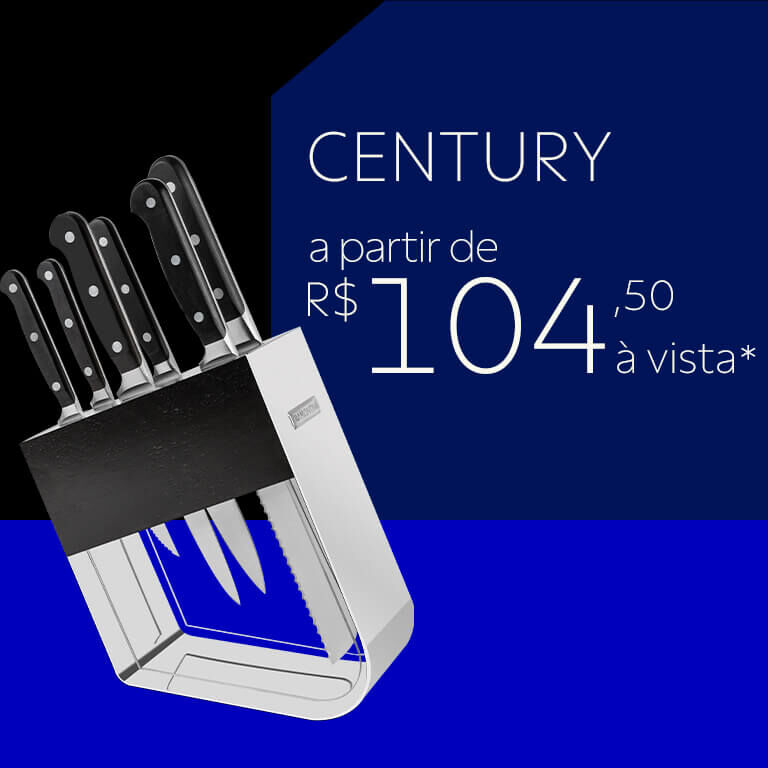 Facas Century a partir de R$ 104,50 &agrave; vista