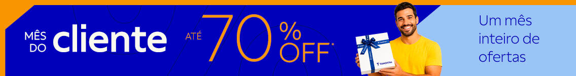 M&ecirc;s do cliente at&eacute; 70% OFF*